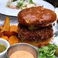 Veg burger at Smokvica - Kralja Petra in Belgrade
