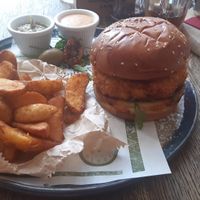 Vegetarian burger at Smokvica - Kralja Petra in Belgrade