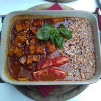 The one - pretty good - vegan option! at Smokvica - Kralja Petra in Belgrade