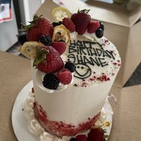 Lemon berry cake  at Cake Vegan Bakery in Dover