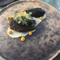 Eggplant with mole negro, very good  at Teocintle - Tika'aya in Oaxaca