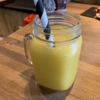 Mango smoothie (no milk) at Banh Mi & Beans in Canggu