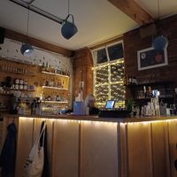 Interior at Grumpy's Bar + Wood Fired Pizza in Farsley