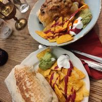 Tofu Ranchero und El Horno at Zum Kleinen Esel in Bochum