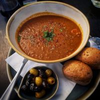 Vegan stew was amazing (as was the cake for dessert). A very vegan friendly cafe (multiple main course and dessert options). Staff all very friendly and explicitly asked if I requi at Caffe Vista in Tenby