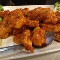 General Tso's "vegetarian chicken" at Ypbor Yan in Ann Arbor