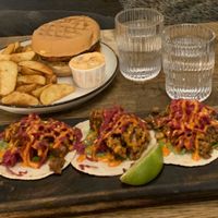 Oomph burger and tacos  at Spes Kitchen in Reykjavik