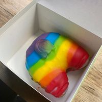 'Scaredy Cat' doughnut at Rodeo Doughnuts - Long Acre in London