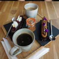 Pâtisseries + Coffee at Be Nuts in Brussels