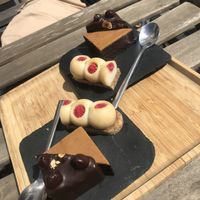 ici également deux portions, délicieux !!  at Be Nuts in Brussels