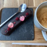 Chocolate and raspberry  at Be Nuts in Brussels