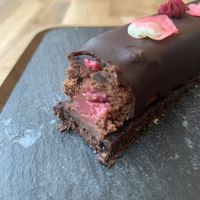 Chocolate and raspberry  at Be Nuts in Brussels