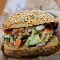 Kairobrötchen at Traffic Snack - Hauptbahnhof in Frankfurt