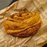 Veganes Franzbrötchen at Traffic Snack - Hauptbahnhof in Frankfurt