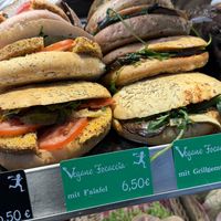 focaccia  at Traffic Snack - Hauptbahnhof in Frankfurt