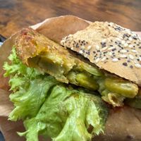 edamame vegan sandwich at Traffic Snack - Hauptbahnhof in Frankfurt