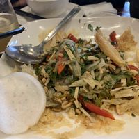 Mushroom salad  at Huong Sen Lotus Vegetarian in Houston