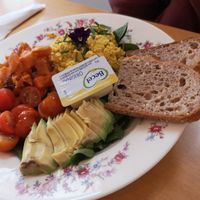 Scrambled eggs at Kato Gâteaux in Mechelen