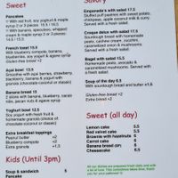 Menu - March 2025 at Kato Gâteaux in Mechelen