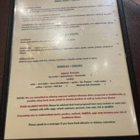 Menu 4  at Fiesta Oaxaca in Santa Fe