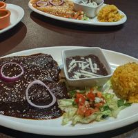 Oaxaca Mole Enchiladas at Fiesta Oaxaca in Santa Fe