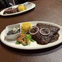 Oaxaca Mole Enchiladas   at Fiesta Oaxaca in Santa Fe
