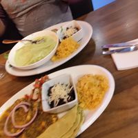 Enchiladas Suizas at Fiesta Oaxaca in Santa Fe