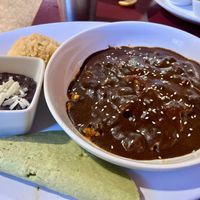 Mole Oaxaca plate  at Fiesta Oaxaca in Santa Fe