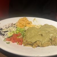 Mole verdes  at Fiesta Oaxaca in Santa Fe