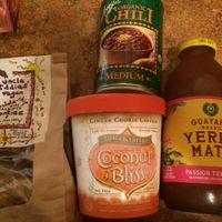 Dinner/dessert on my last night at Hawaiian Moons Market in Kihei