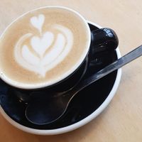 Cappuccino at Bleu Olive in Paris