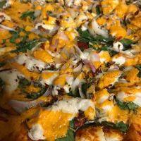 Healthy pizza at Katharos Foods in Mumbai