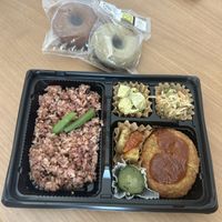Bento and donuts  at Koushikisabou 香色茶坊 in Tukuba