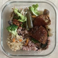 Brought my container to the restaurant. He happily accepted it at Koushikisabou 香色茶坊 in Tukuba