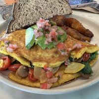 This Chic is Vegan omelette   at Hatch44 Cafe in Metuchen