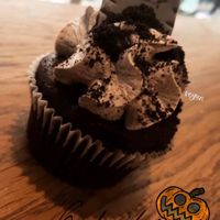 Halloween themed cupcake   at Crumbs & Doilies in London