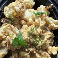 Charred cauliflower at True Food Kitchen in Oakbrook