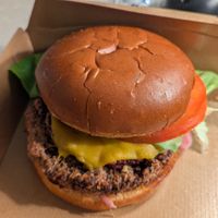 Plant-Based Double Cheeseburger at True Food Kitchen in Oakbrook