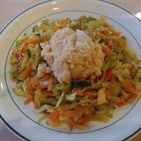 Vegetable cuscus (huge!) at Jardin De Los Naranjos in La Palma