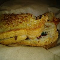 Roasted Vegetable Sandwich. Yummy. at Toasted in Windermere