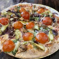 Veggie pizza  at La Masa Pizzería Conceptual in San Juan
