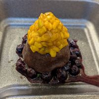 Banana cake at La Masa Pizzería Conceptual in San Juan