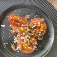 Tomato tapas  at Bodilles Kro in Skagen