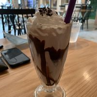 Chocolate shake at Korny Vibes in Houston