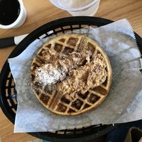 Chikn n waffles  at Korny Vibes in Houston