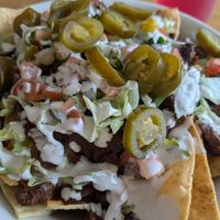 Nachos at Korny Vibes in Houston