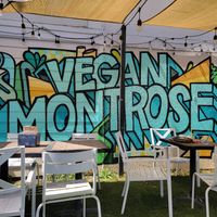 Patio area at Korny Vibes in Houston