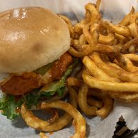 Buffalo Chickn Sandwich at Korny Vibes in Houston