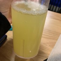 Pineapple aguafresca at Korny Vibes in Houston