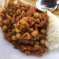 Curry at Flor de Comida in Maitencillo